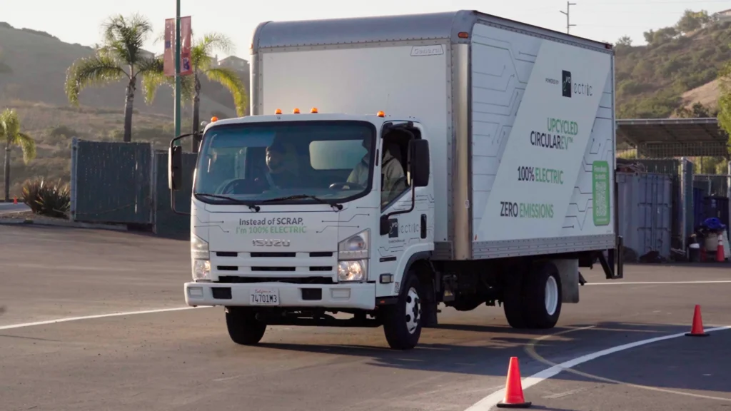 What impact have electric trucks had in California